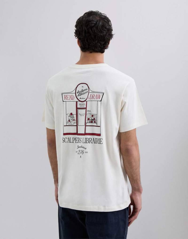 Scalpers - Librairie - T-Shirt in Beige-Neutral von Scalpers