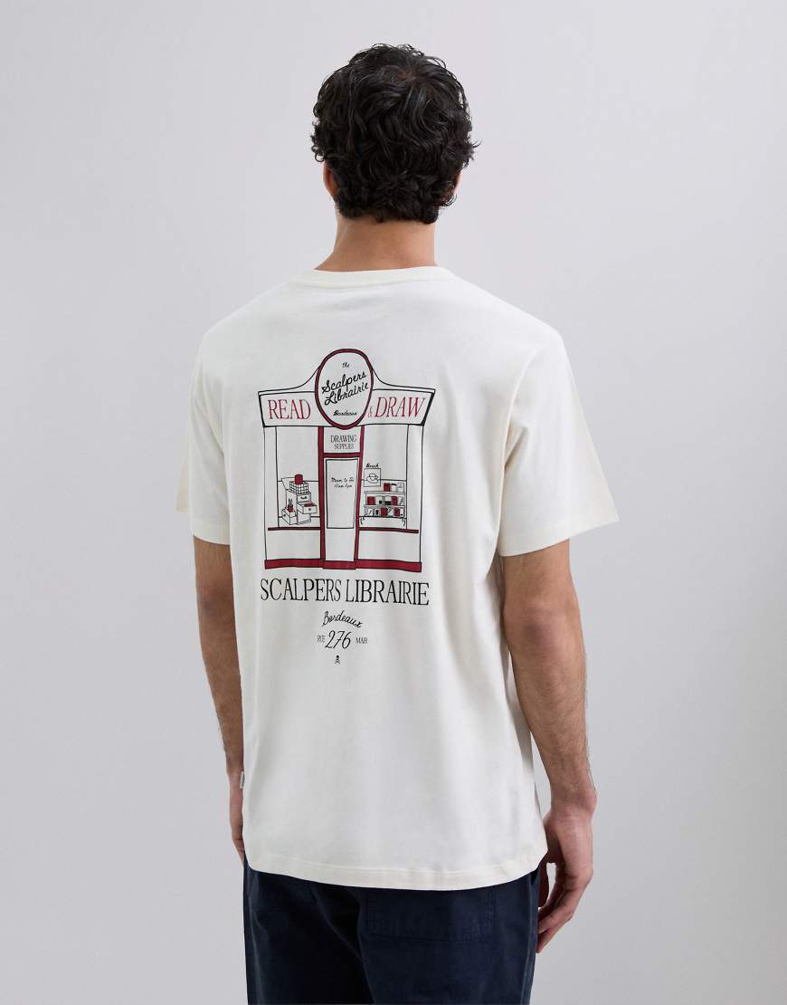 Scalpers - Librairie - T-Shirt in Beige-Neutral von Scalpers