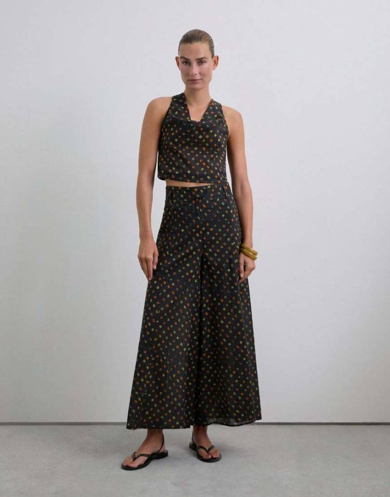 Scalpers - Melfas - Hose in Schwarz mit Muster von Scalpers