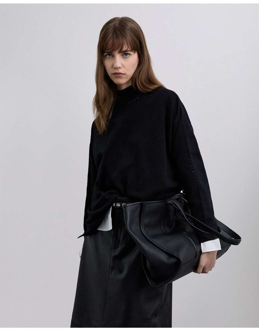 Scalpers - Merper - Pullover in Schwarz von Scalpers