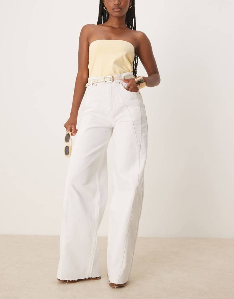 Scalpers - New Curvy - Denim-Jeans in Weiß von Scalpers