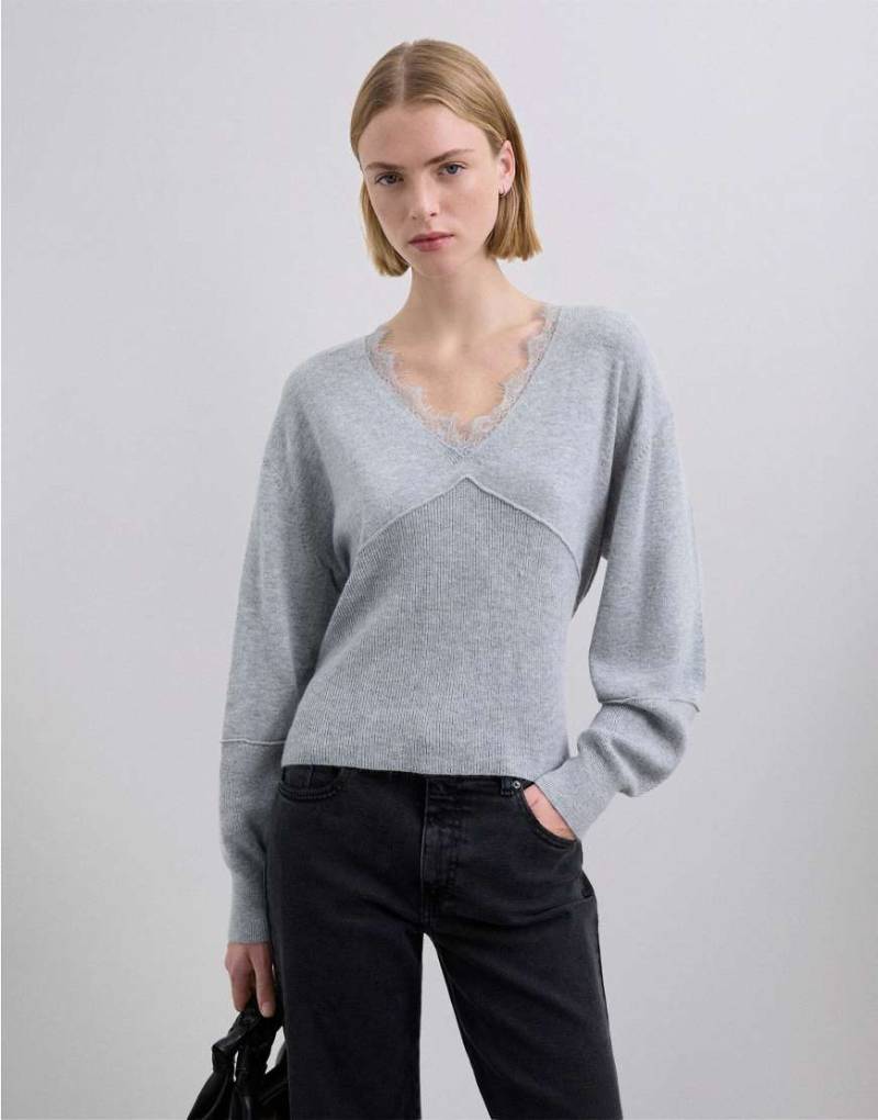 Scalpers - Newlarav - Pullover in Grau von Scalpers