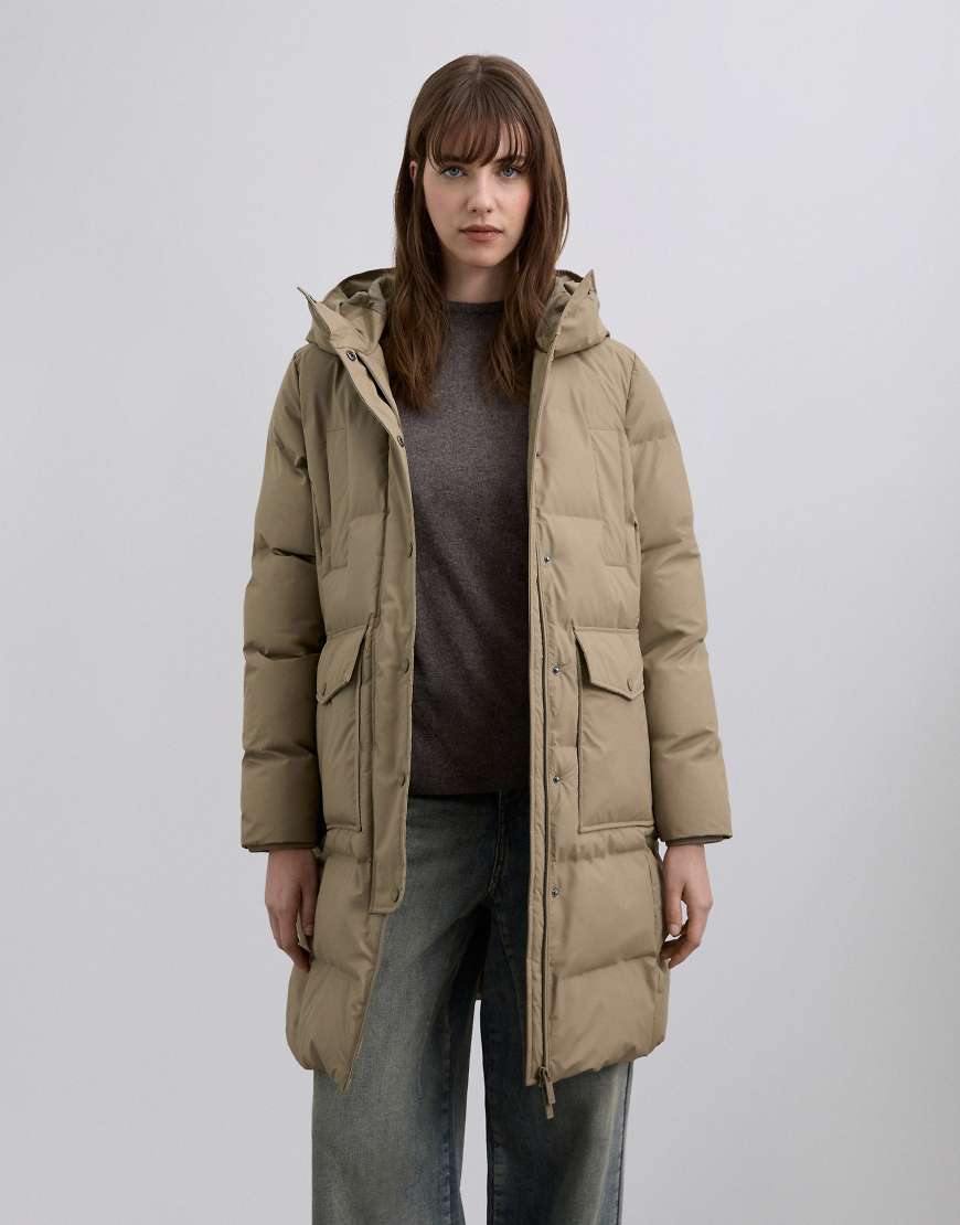 Scalpers - Palo - Puffermantel in Taupe-Neutral von Scalpers