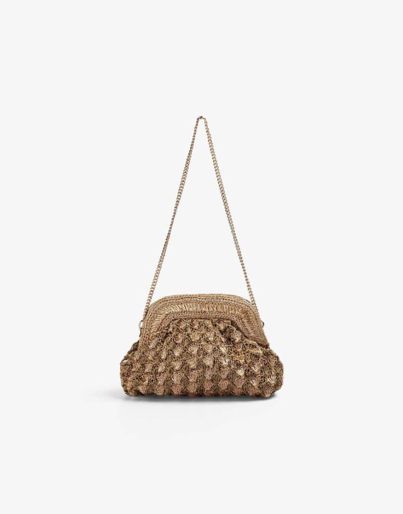 Scalpers - Par - Duo-Tasche in Metallic-Gold-Goldfarben von Scalpers