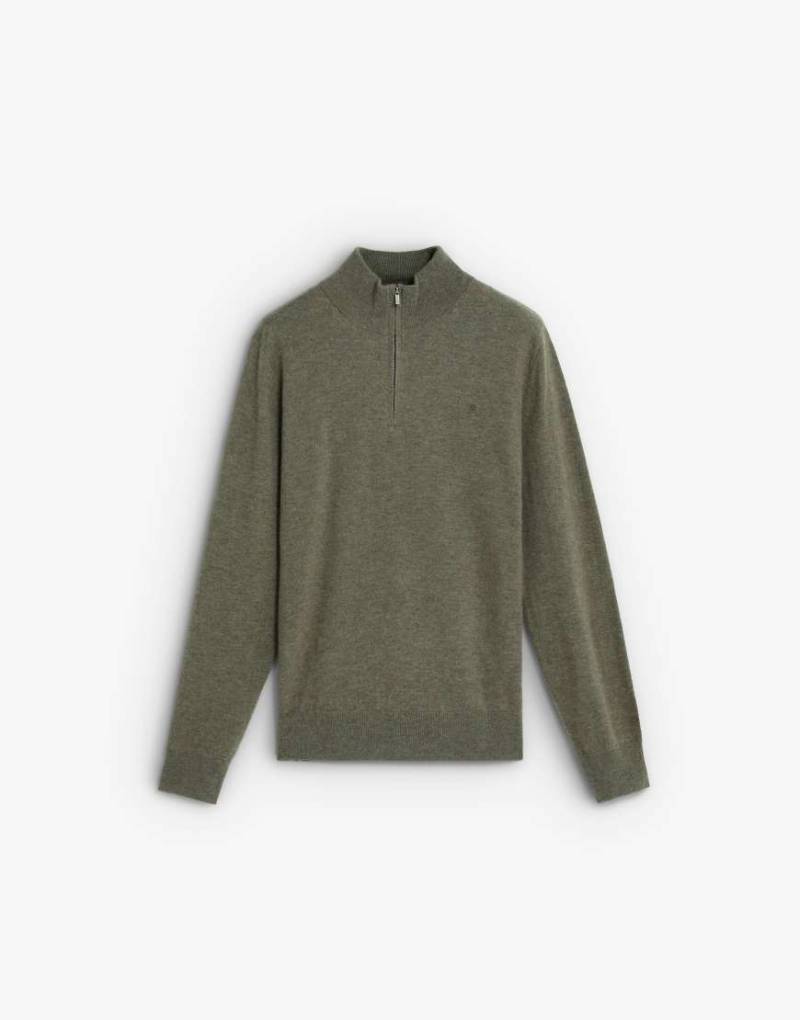 Scalpers - Peak - Strickpullover in Khaki-Grün von Scalpers