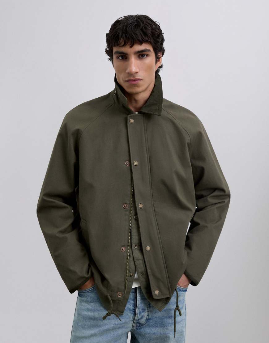 Scalpers - Scbarin - Jacke in dunklem Khaki-Grün von Scalpers