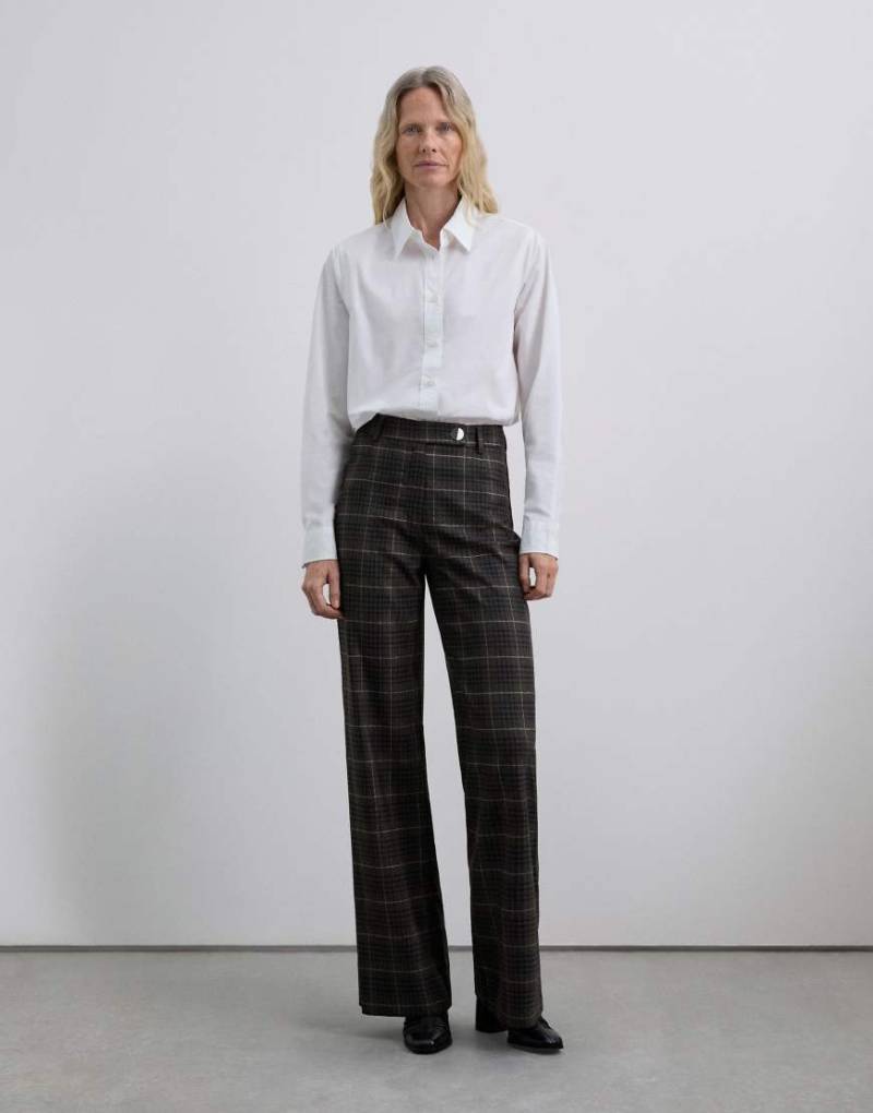 Scalpers - Scbrowncheck - Hose in Braun kariert von Scalpers