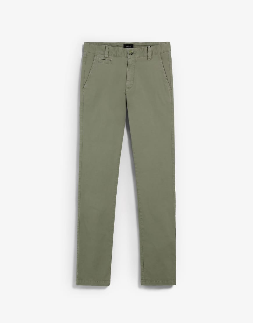 Scalpers - Sccasual - Chinohose in hellem Khaki-Grün von Scalpers