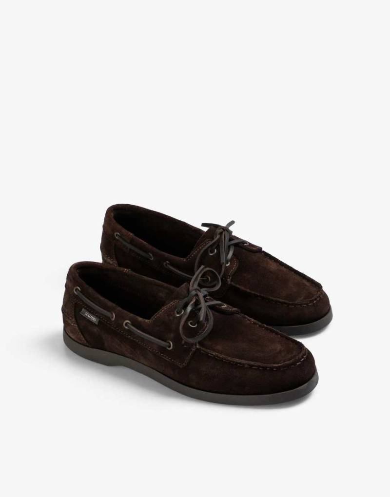 Scalpers - Sccuriel - Bootsschuhe in dunklem Braun-Brown Scalpers - Sccuriel - Bootsschuhe in dunklem Braun-Brown von Scalpers
