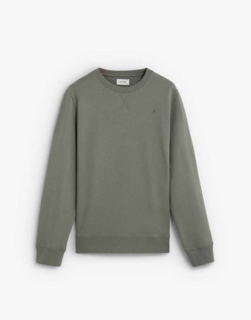 Scalpers - Scfade - Pullover in dunklem Khaki-Grün von Scalpers