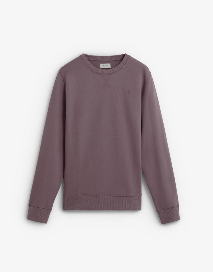 Scalpers - Scfade - Pullover in hellem Burgunderrot Scalpers - Scfade - Pullover in hellem Burgunderrot von Scalpers