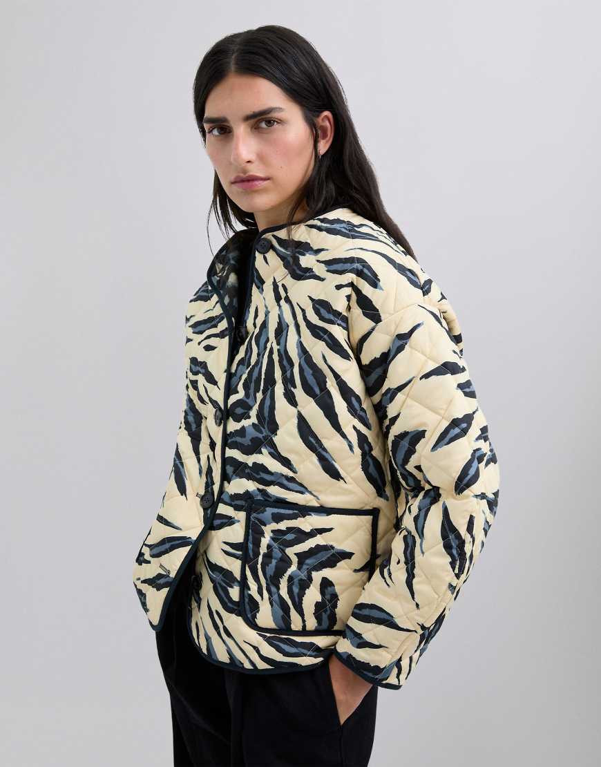 Scalpers - Scgstaadprint - Jacke mit Animal-Print-Bunt Scalpers - Scgstaadprint - Jacke mit Animal-Print-Bunt von Scalpers