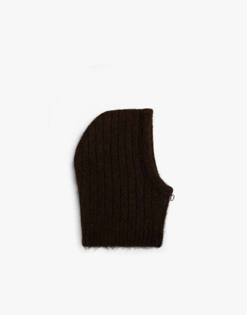 Scalpers - Schlichte Balaklava in Dunkelbraun-Brown von Scalpers