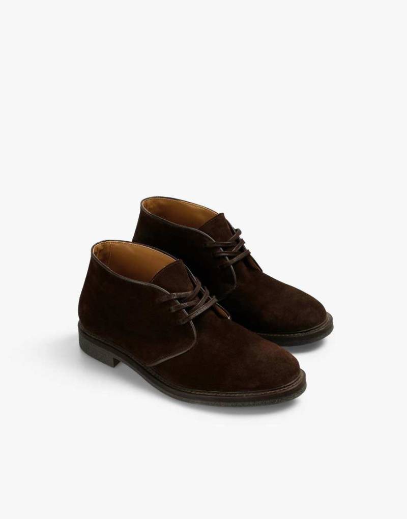 Scalpers - Schnürstiefel in Dunkelbraun-Brown von Scalpers