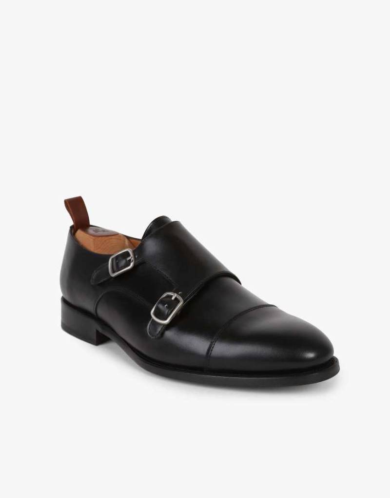 Scalpers - Schuhe in Schwarz mit zwei Monk-Riemen von Scalpers