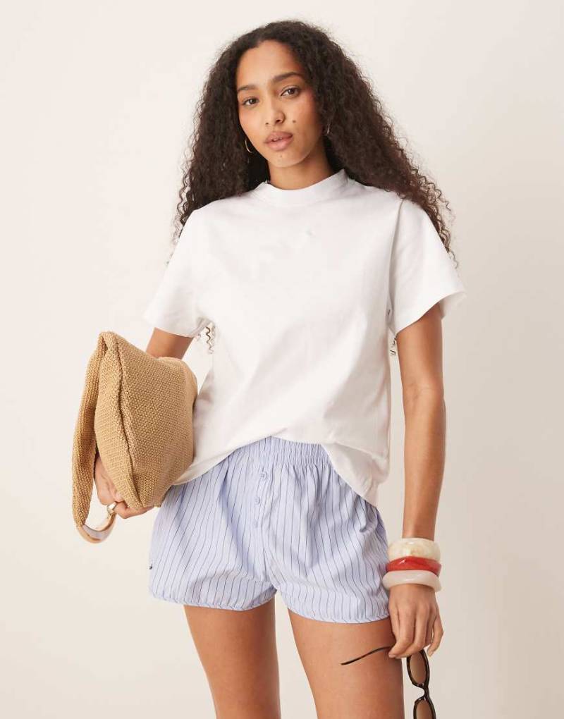 Scalpers - Schweres, einfarbiges T-Shirt in Weiß von Scalpers