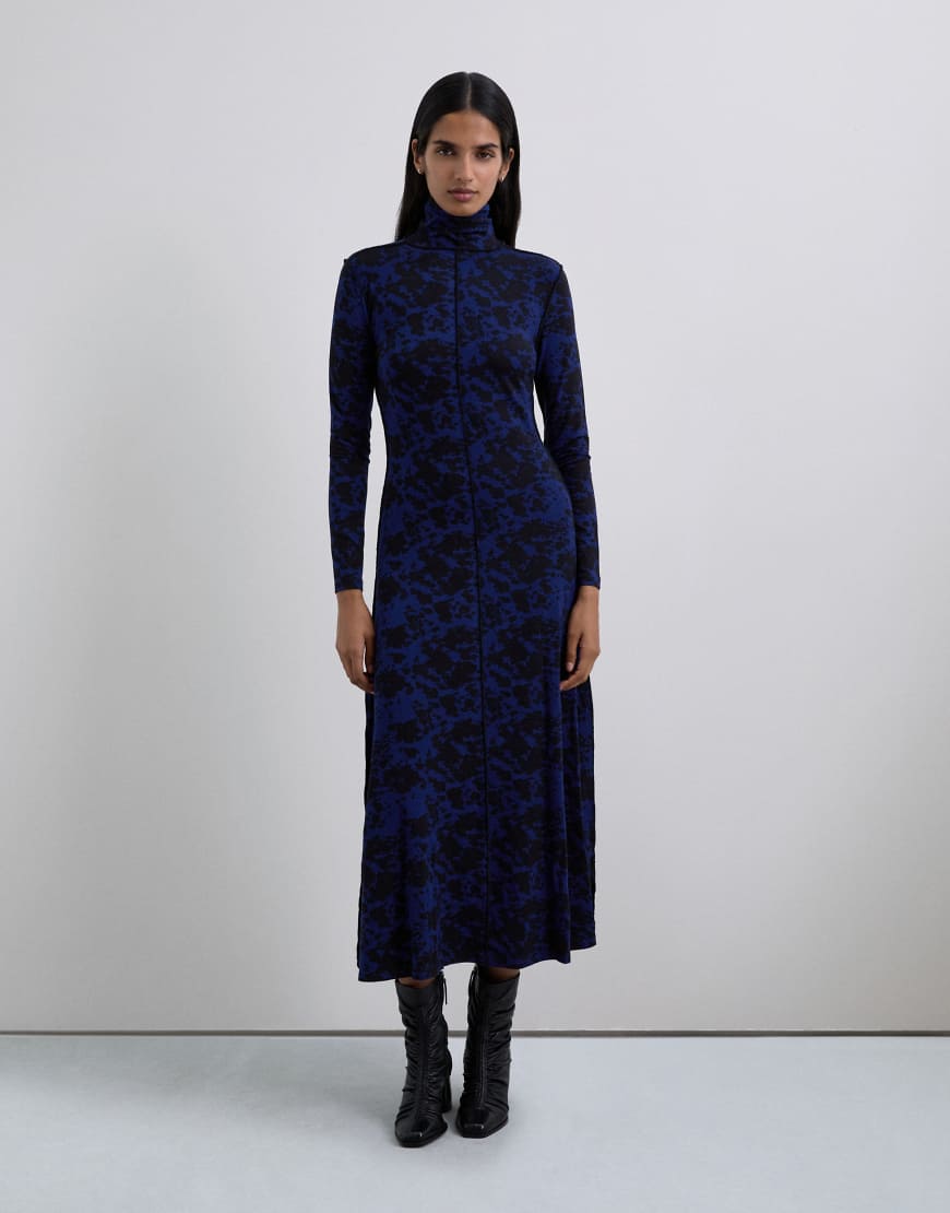 Scalpers - Scjerseyoverlook - Kleid mit Animal-Print-Bunt Scalpers - Scjerseyoverlook - Kleid mit Animal-Print-Bunt von Scalpers