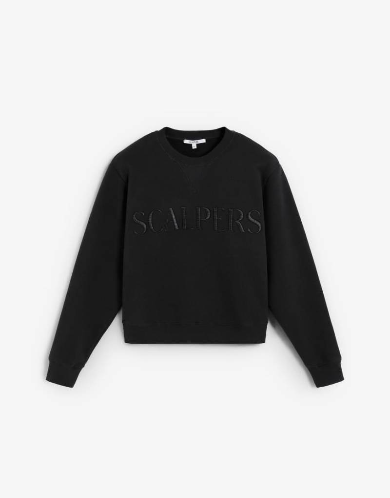 Scalpers - Scmultiletter - Pullover in Dunkelgrau von Scalpers