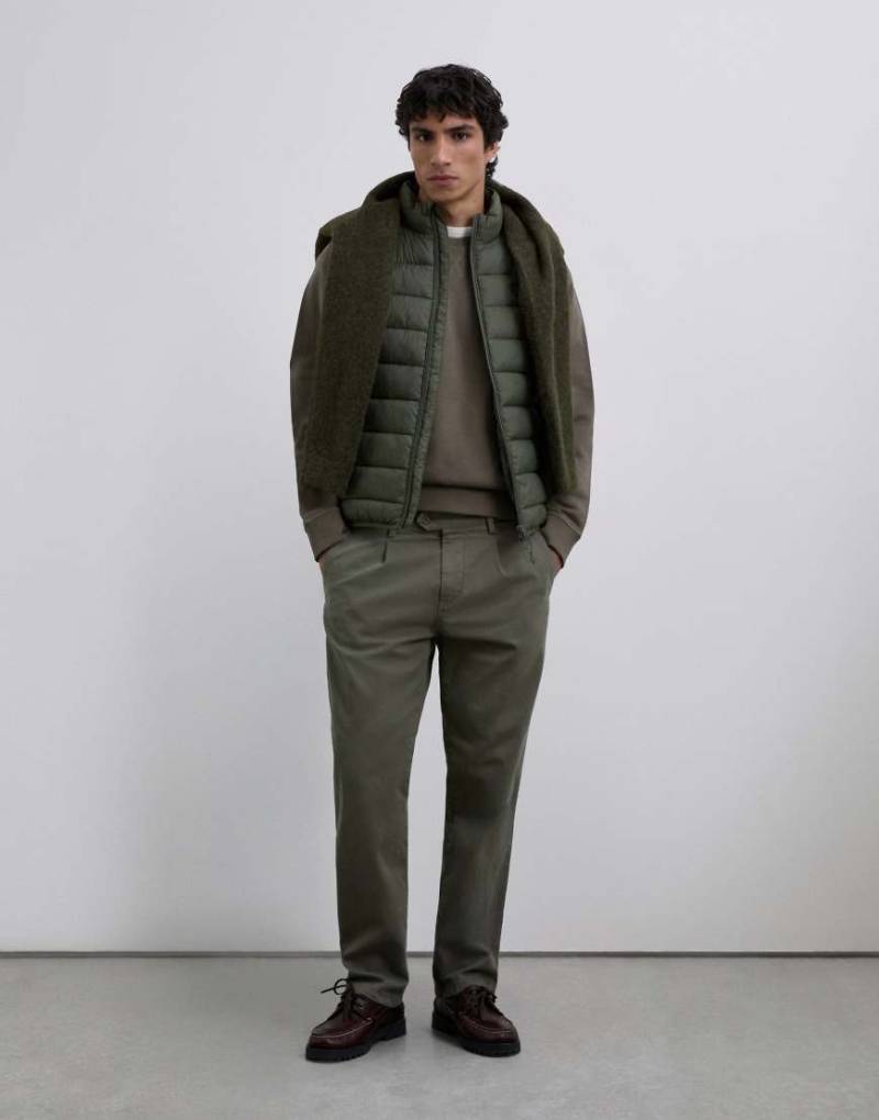 Scalpers - Scnew Gstaad - Weste in dunklem Khaki-Grün von Scalpers