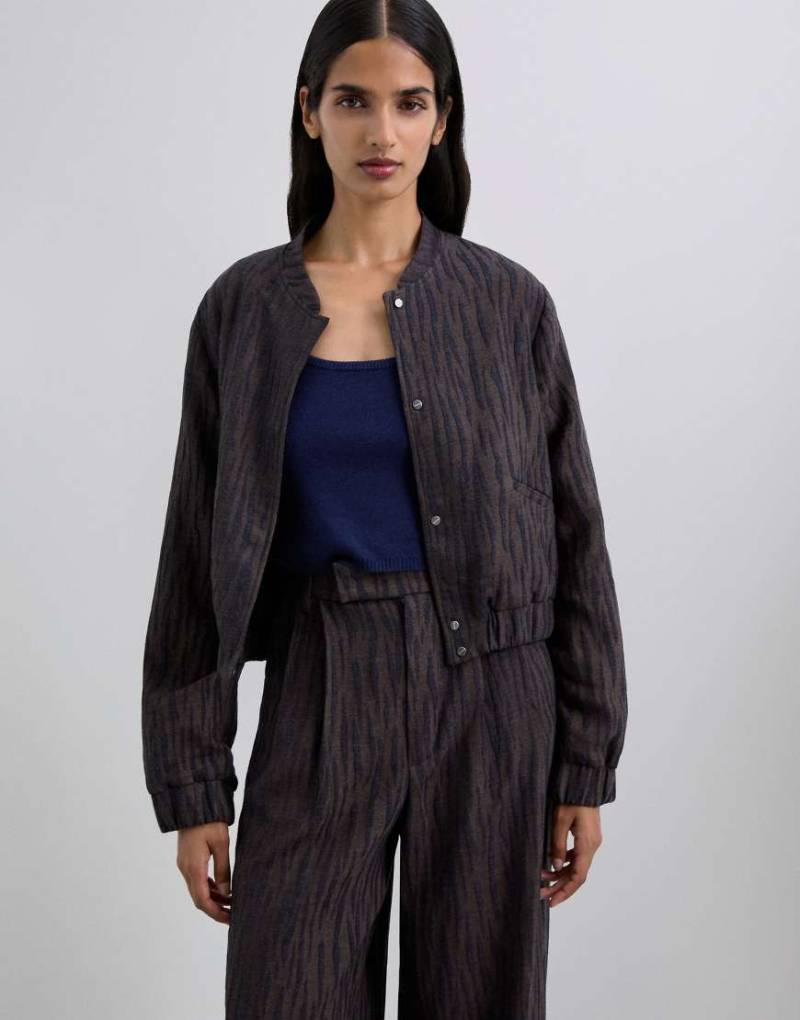 Scalpers - Scobom - Jacke in Blau/Braun-Bunt Scalpers - Scobom - Jacke in Blau/Braun-Bunt von Scalpers