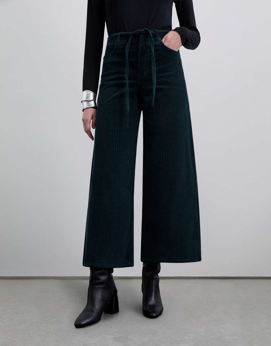 Scalpers - Scorduroyyala - Hose in Dunkelgrün von Scalpers