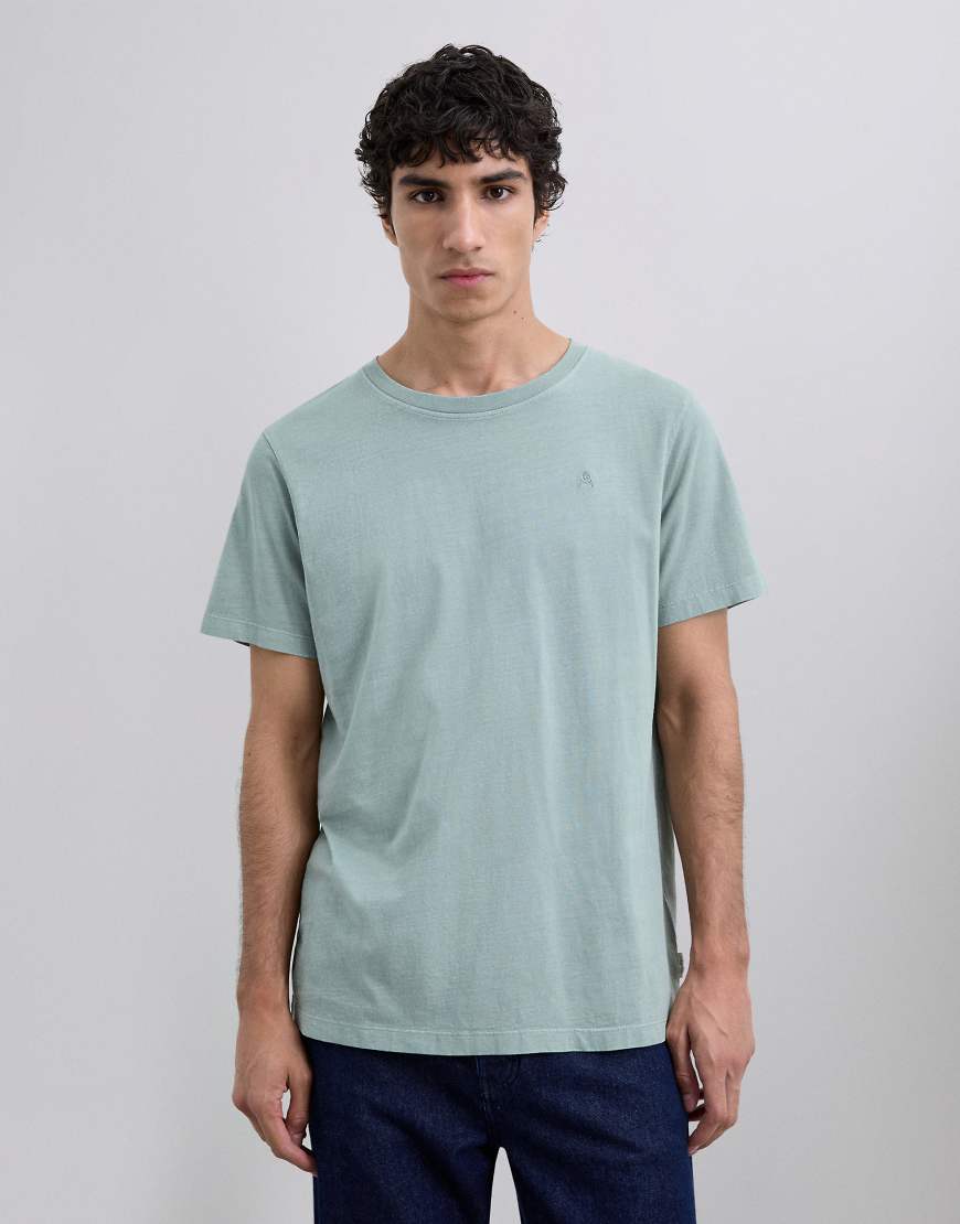 Scalpers - Scskull - T-Shirt in dunklem Entengrün-Blau von Scalpers