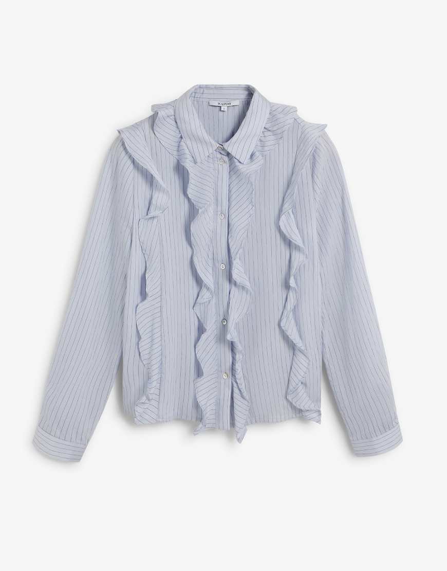 Scalpers - Scstripes - Hemd in Blau gestreift-Bunt von Scalpers