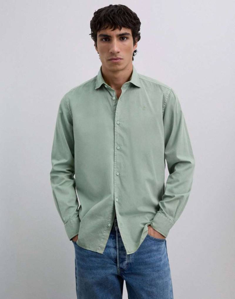 Scalpers - Seattle - Hemd in hellem Entengrün-Blau von Scalpers