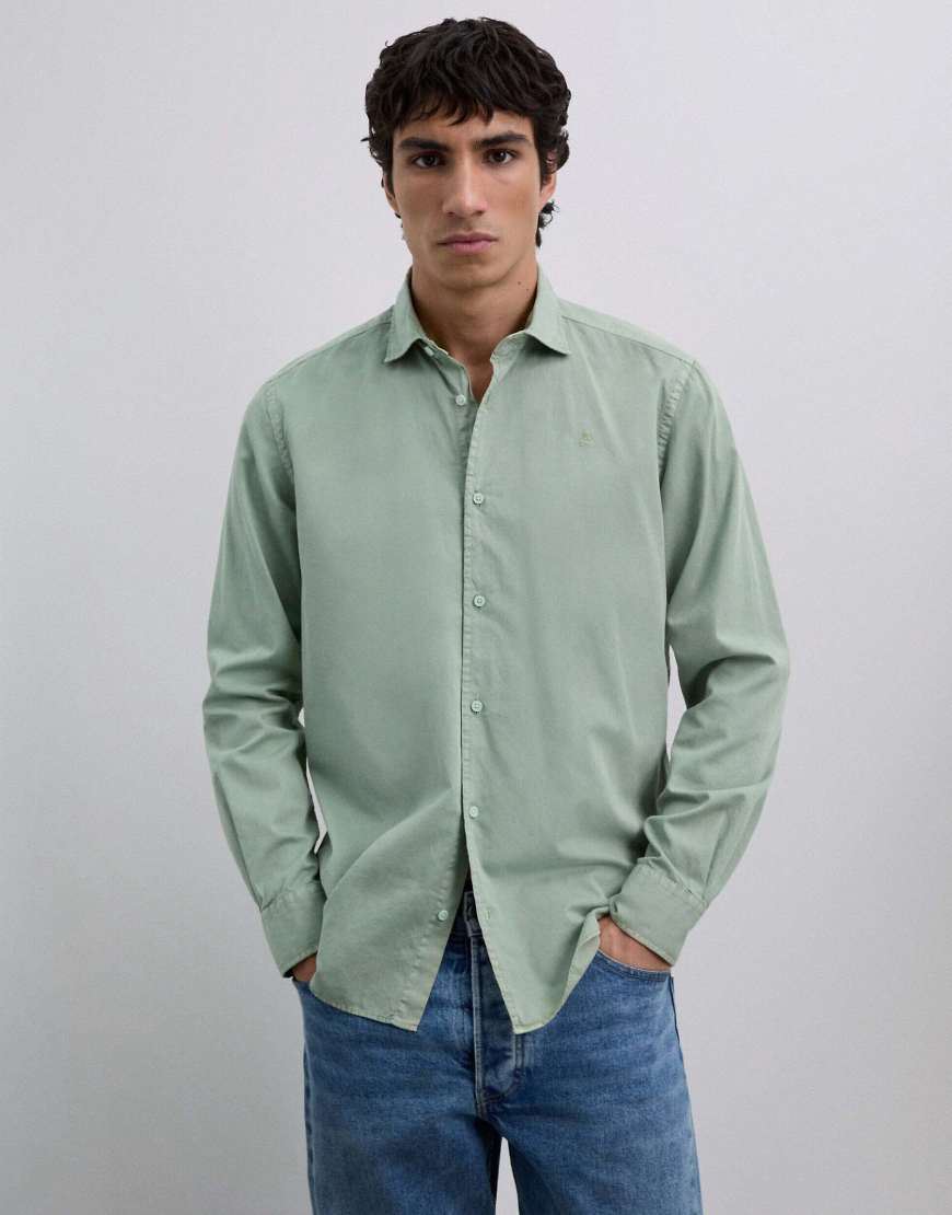 Scalpers - Seattle - Hemd in hellem Entengrün-Blau von Scalpers