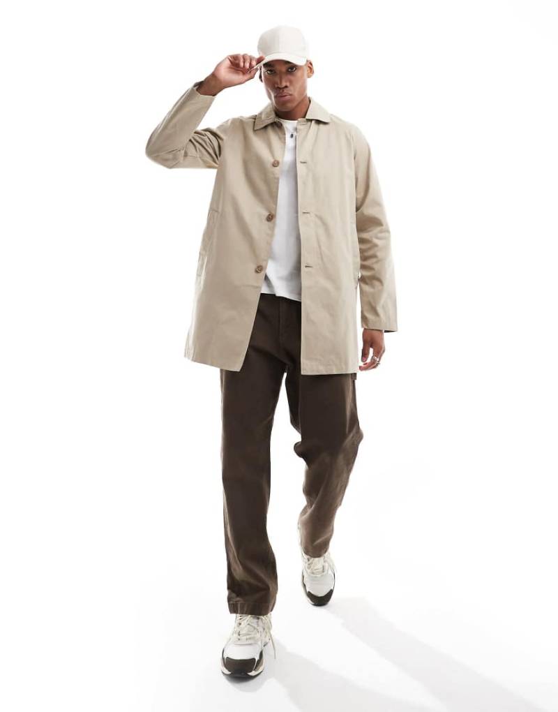 Scalpers - Skog - Trenchcoat in Taupe-Neutral von Scalpers