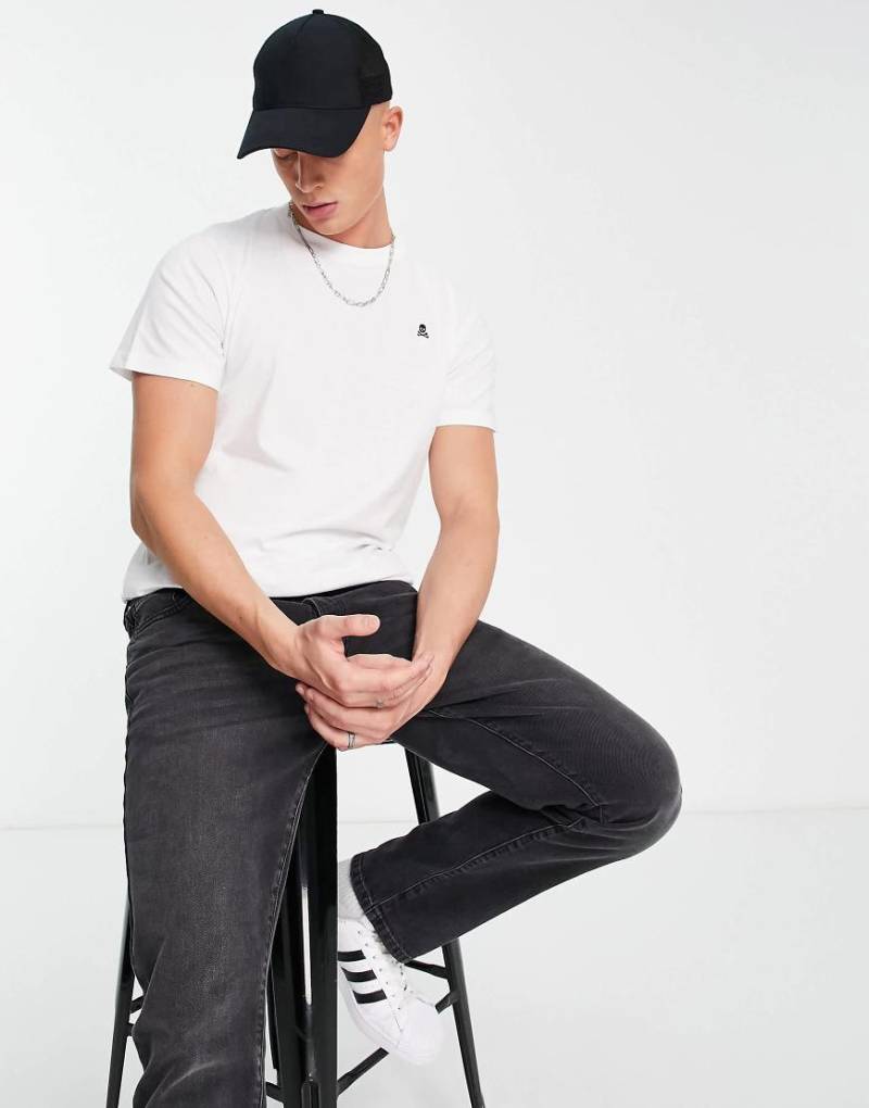 Scalpers - Skull - T-Shirt in Weiß von Scalpers