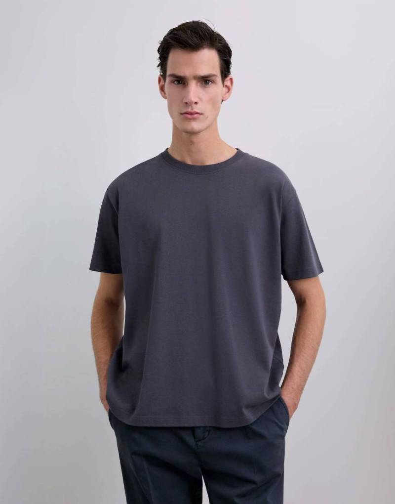 Scalpers - Solid - T-Shirt in Anthrazit-Grau von Scalpers