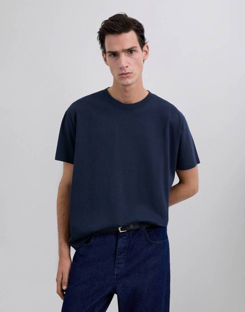 Scalpers - Solid - T-Shirt in dunklem Marineblau Scalpers - Solid - T-Shirt in dunklem Marineblau von Scalpers
