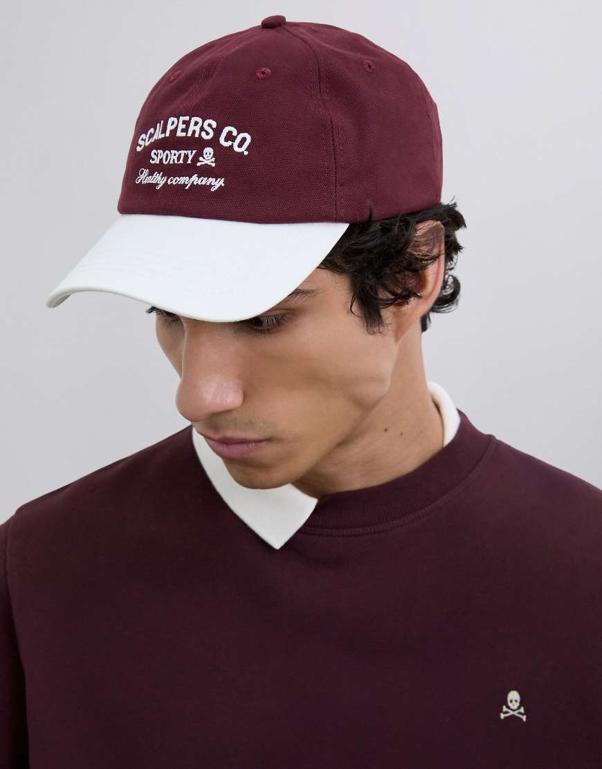 Scalpers - Sport - Kappe in Burgunderrot von Scalpers