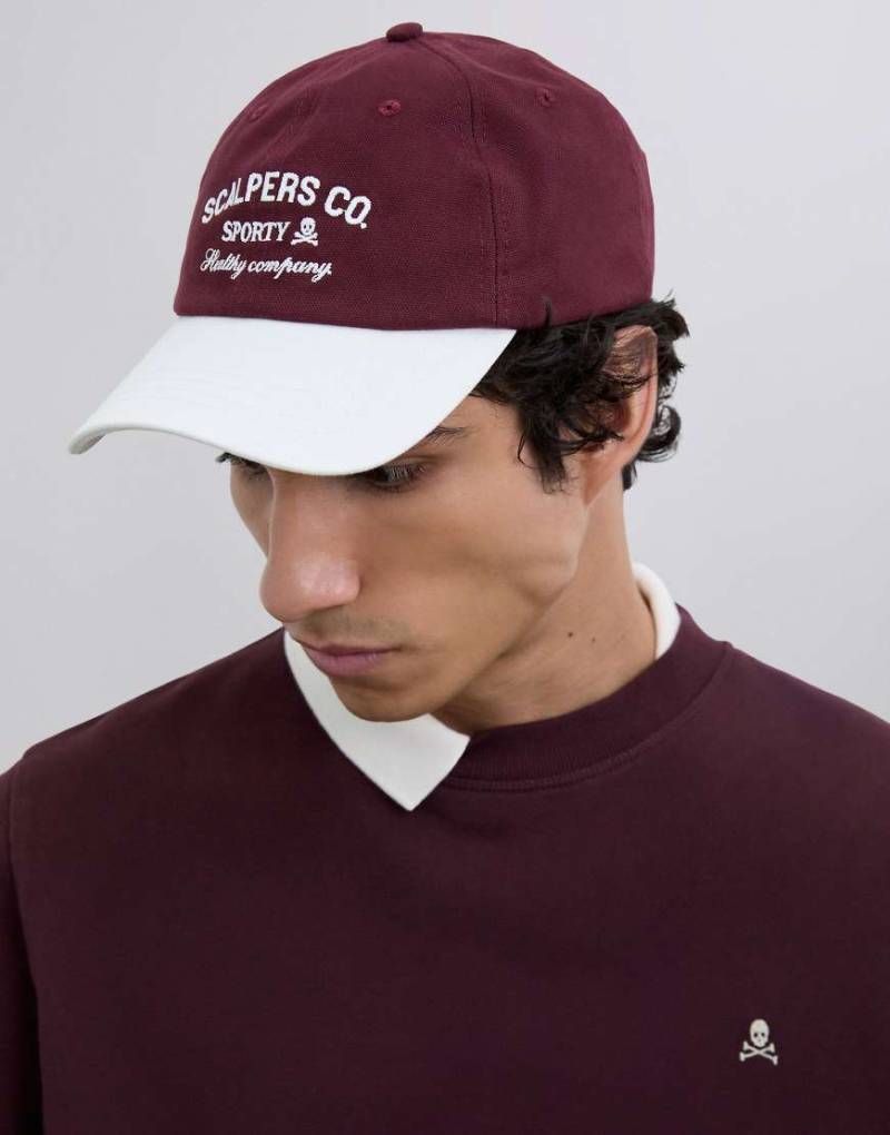 Scalpers - Sport - Kappe in Burgunderrot von Scalpers
