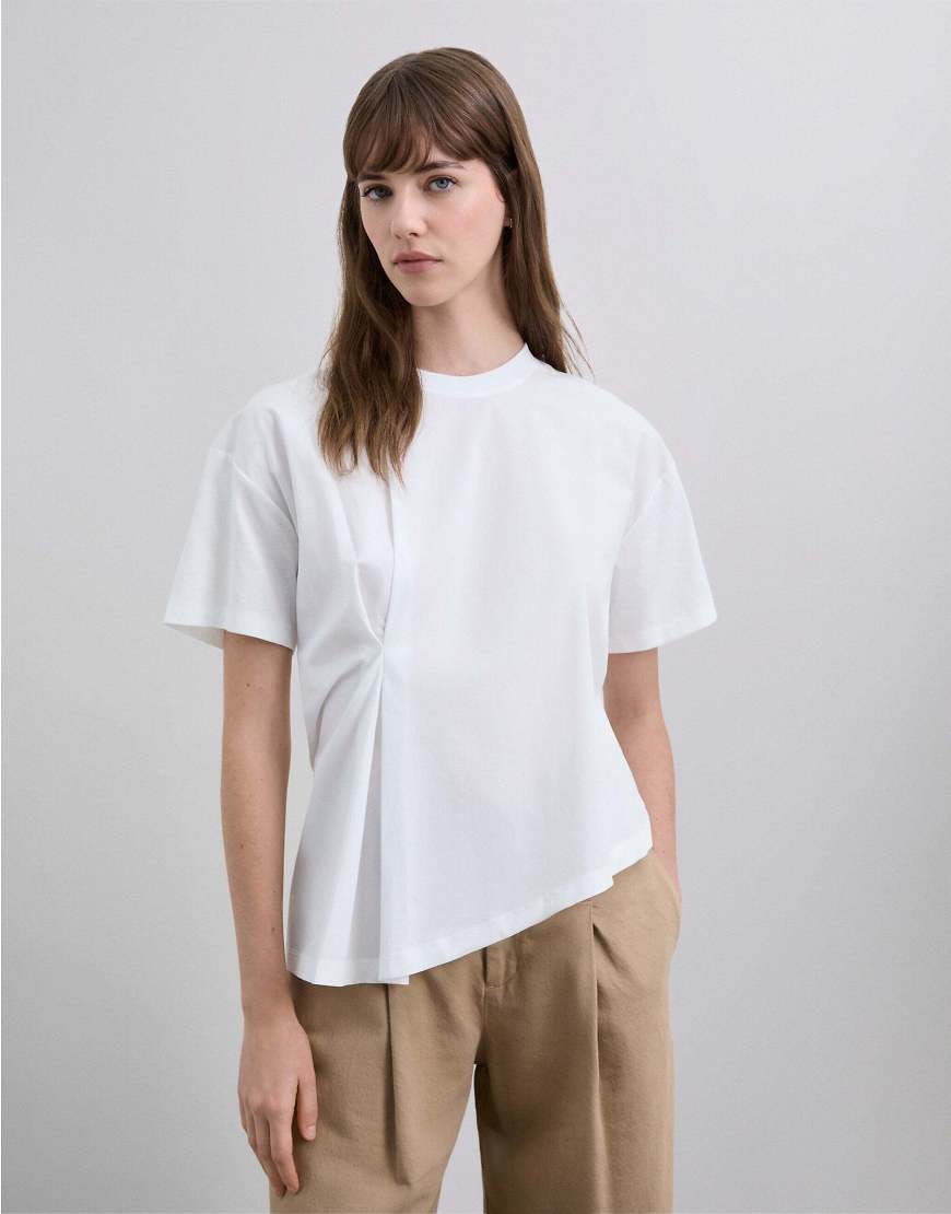 Scalpers - T-Shirt aus Popeline in Weiß von Scalpers