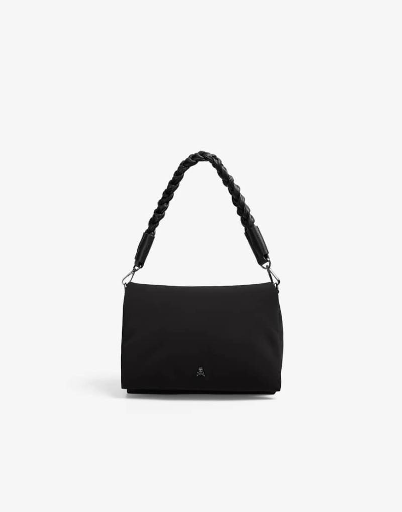 Scalpers - Tasche in Schwarz mit Totenkopfmotiv von Scalpers