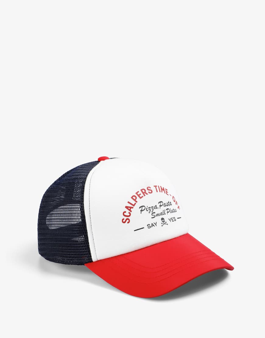 Scalpers - Time Off - Trucker-Kappe in Rot von Scalpers