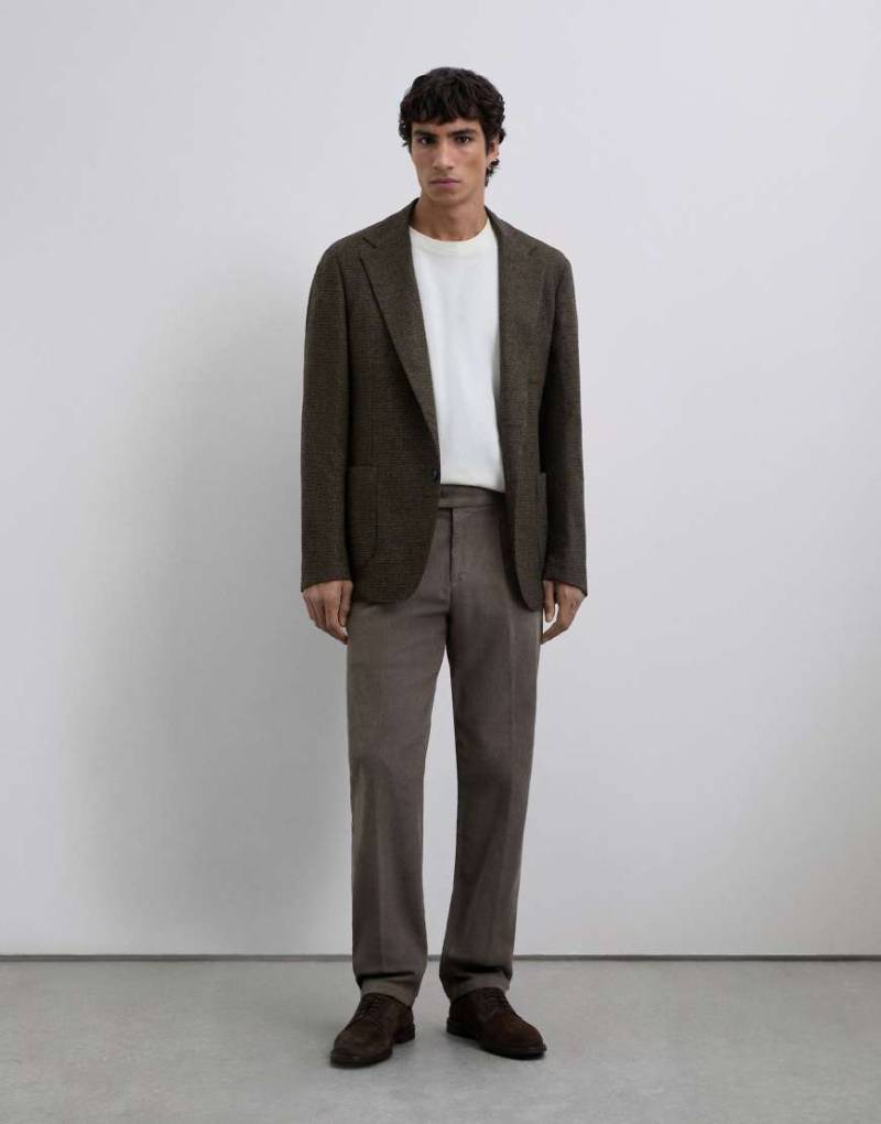 Scalpers - Verona - Hose aus Cord in Taupe-Neutral von Scalpers