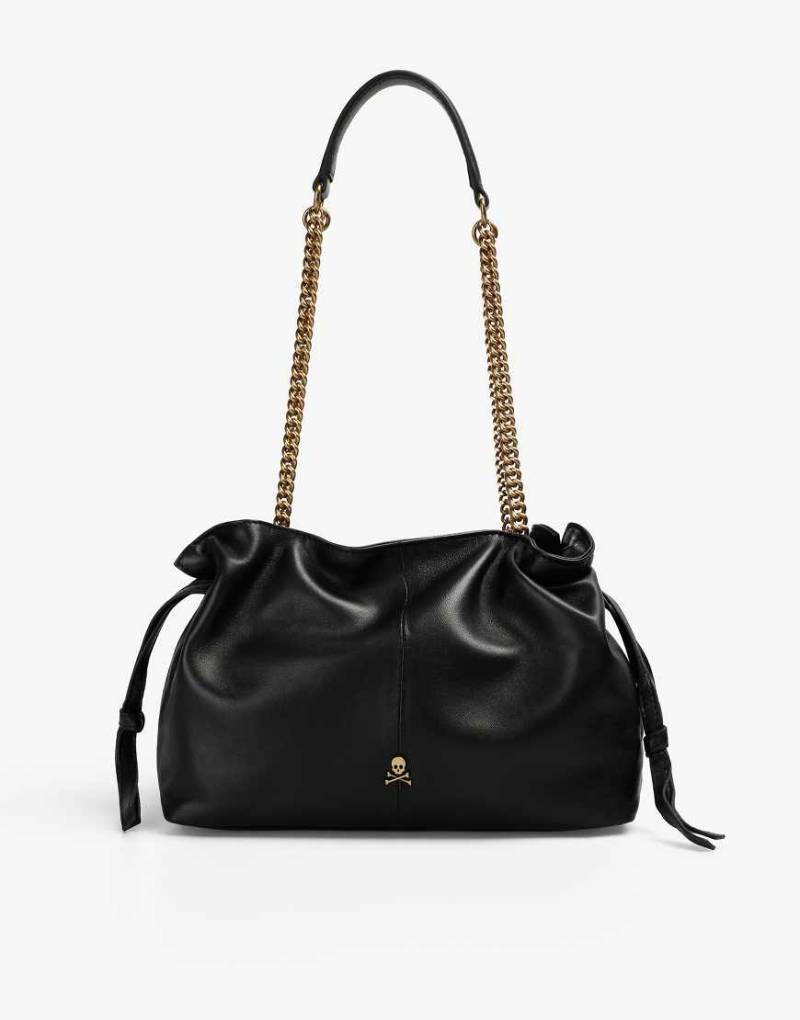 Scalpers - Weiche Tasche in Schwarz mit Kette von Scalpers