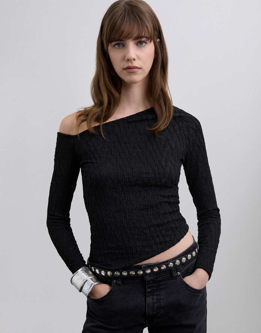 Scalpers - Wrinkleasy - T-Shirt in Schwarz von Scalpers