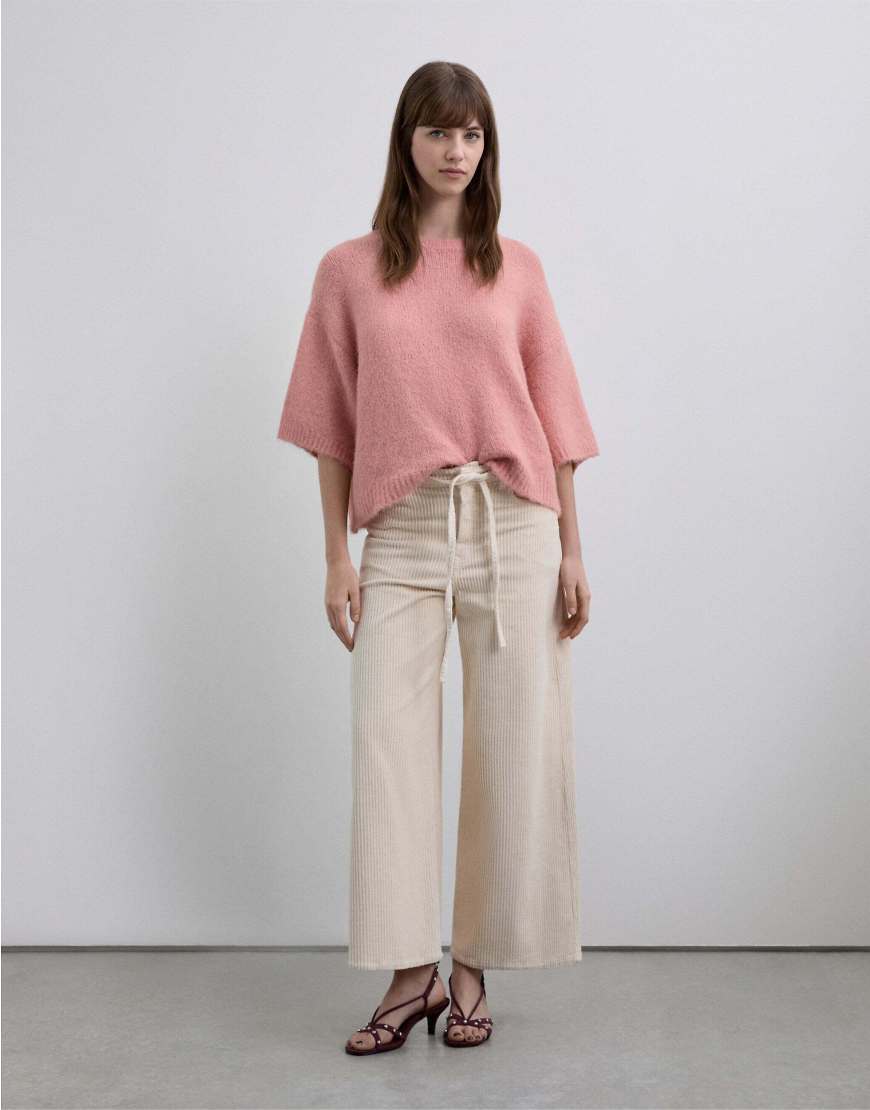 Scalpers - Yala - Hose aus Cord in Ecru-Neutral von Scalpers