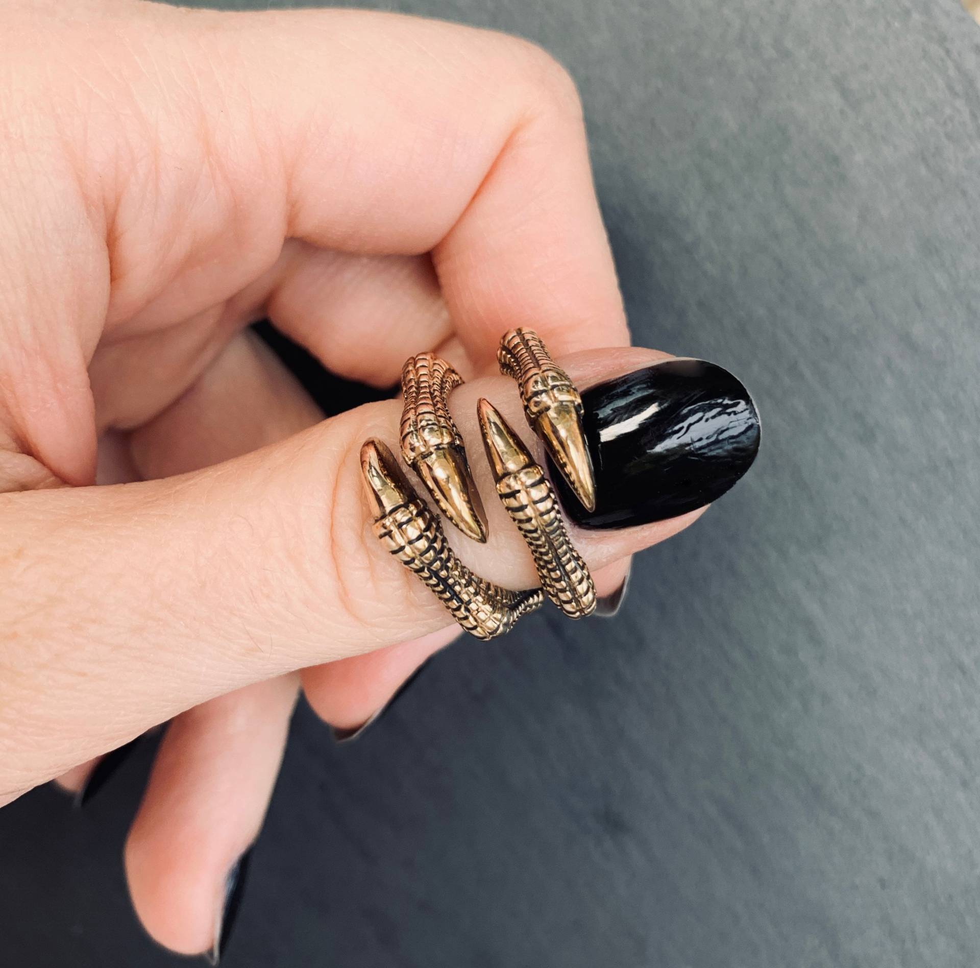 Verstellbar Drachenkralle Fantasy Ring Verstellbar Drachenkralle Fantasy Ring von ScandiEtnica