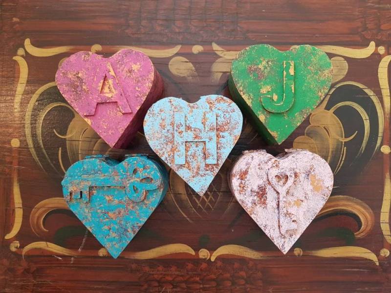 Buchstabe/ Schlüssel-Zu-Mein-Herz Ring Box Buchstabe/ Schlüssel-Zu-Mein-Herz Ring Box von ScandiJen