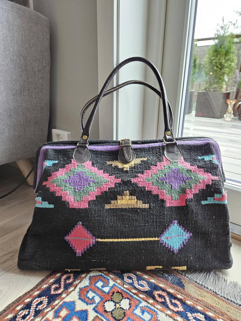 Kilim Wochenendtasche Große Reisehandtasche Kilim Wochenendtasche Große Reisehandtasche von Scandinaviafinds