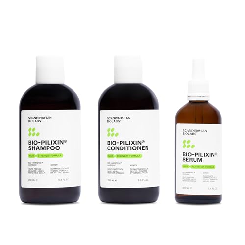 Scandinavian Biolabs Bio-Pilixin® Routine For Women | Helps with Hair Shedding, Nurtures Hair Follicles, Enhances Hair Strength, Repairs Damaged Hair, Clinically Tested, Dermatologically Approved von Scandinavian Biolabs