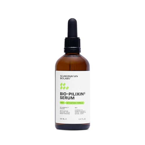 Scandinavian Biolabs Bio-Pilixin® Serum For Men | Helps Reduce Hair Loss Due to Breakage, Help Activate Hair Growth, Stem Cell Technology, Drug-Free Daily Use, Clinically Tested, 100 mL/ 3.4 Oz von Scandinavian Biolabs