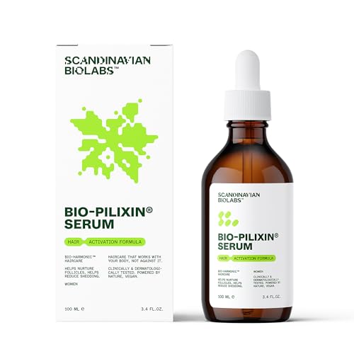 Scandinavian Biolabs Bio-Pilixin Serum für Frauen | Natürliche Haarausfallbehandlung für Frauen | Haarwachstumsbehandlung für Frauen von Scandinavian Biolabs