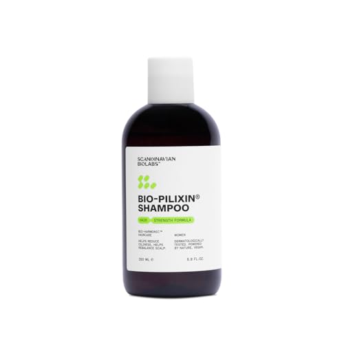 Scandinavian Biolabs Bio-Pilixin® Shampoo For Women | Strengthens Hair, Helps Greasiness, Balances Scalp, Eucalyptus Aroma, Dermatologically Tested, Made in Denmark, 250 mL/ 8.8 Oz von Scandinavian Biolabs
