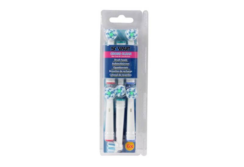 Scanpart Aufsteckbürsten Aufsteckbürsten Cross Clean 6 Stück 3304000020 von Scanpart